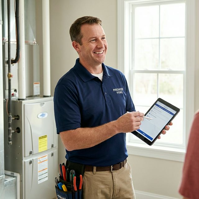 HVAC Technician smiling